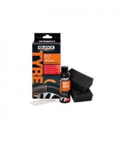 QUIXX Black Tyre Colour, Tire Restorer Deep Black 2-Step Kit, ref. 10192