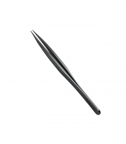 Horotec MSA12.300-00 Thick Tweezers Flat Tips Geneva Shape 120mm Carbon Steel
