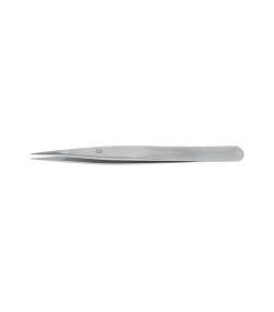 Horotec MSA12.300-00 Thick Tweezers Flat Tips Geneva Shape 120mm Carbon Steel