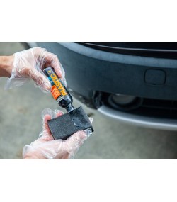 QUIXX Black Plastic Colour, Unpainted Plastic Restorer, Bumpers Trims Side Sills Mirror Housings, Ref. 10188
