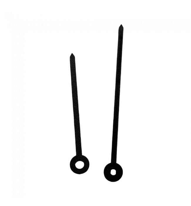 Pair of plastic clock hands, length 94 mm for Junghans W838