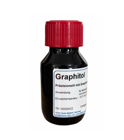 Etsyntha Graphitol Semi-Synthetic Precision Oil with Colloid Graphite, 50 ml