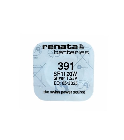 Renata 391 silver oxide coin battery SR1120W
