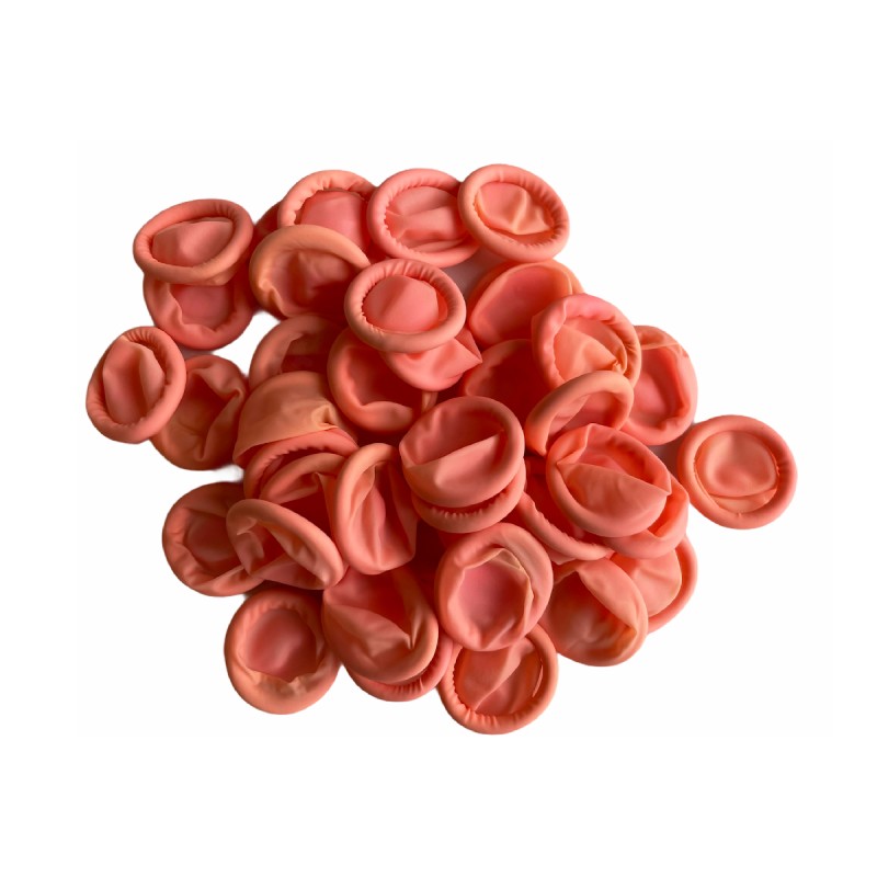 Anti-static latex rubber finger cots pink watchmakers size S 100 pcs Anti-static latex rubber finger cots pink watchmakers size S 100 pcs