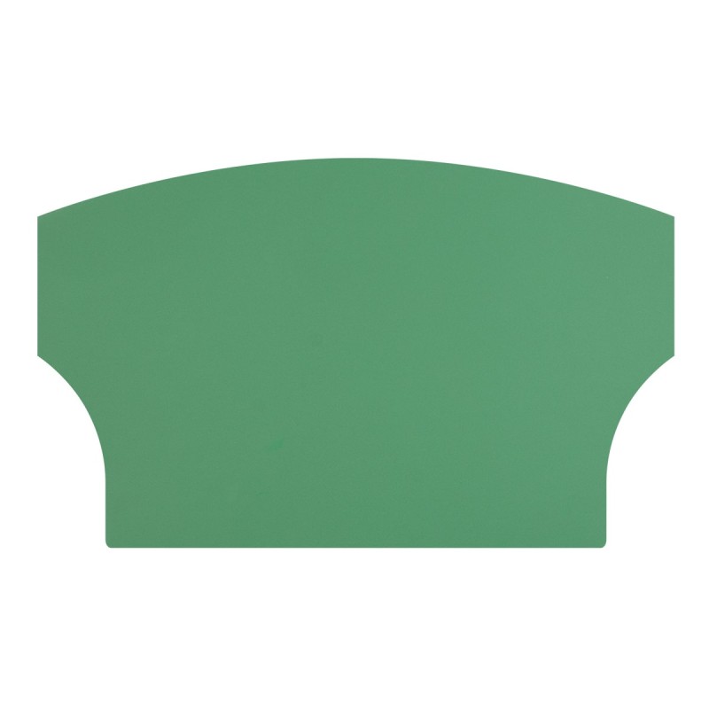 Antistatic workbench mat for bench, soft, curved shape, 317 x 194 mm, green Antistatic workbench mat for bench, soft, curved shape, 317 x 194 mm, green