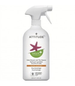 Daily Shower and Tile Cleaner, Citrus Zest, ATTITUDE