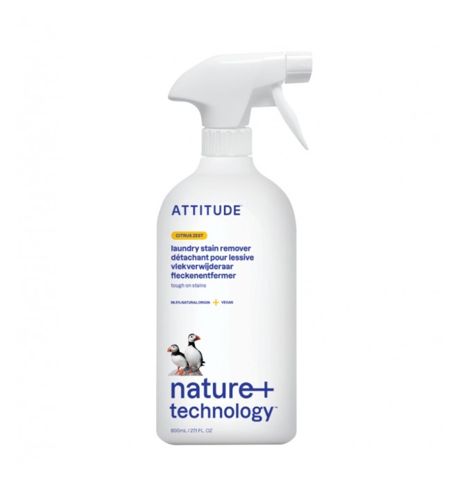 Laundry Stain Remover, Citrus Zest, ATTITUDE