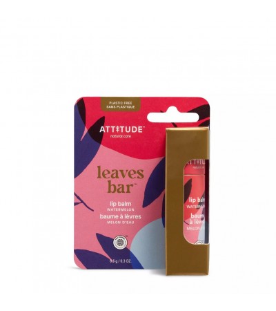 Lip Balm – Watermelon, Leaves Bar, ATTITUDE