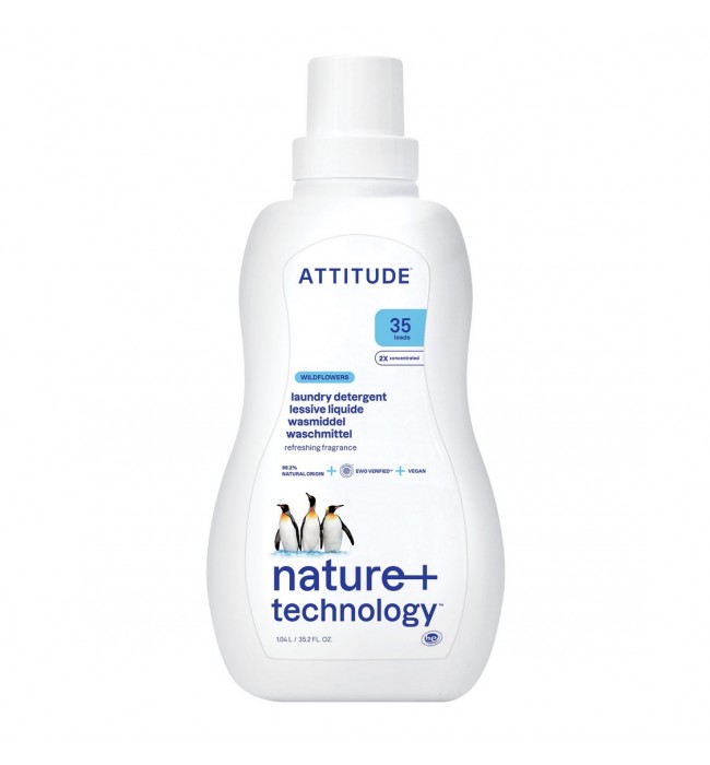 Laundry Liquid, Wildflowers, 35 Loads, ATTITUDE