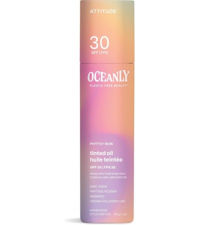 ATTITUDE Oceanly PHYTO-SUN Tinted Face Sunscreen Oil SPF 30
