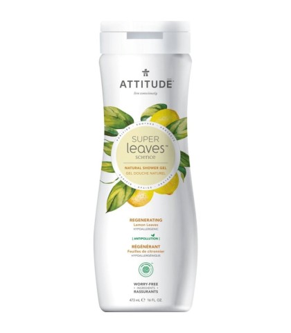 ATTITUDE Super Leaves Refreshing Shower Gel with Lemon Leaves