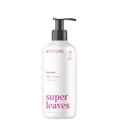 ATTITUDE Super Leaves Hand Soap Coconut & Wild Berries 473 ml