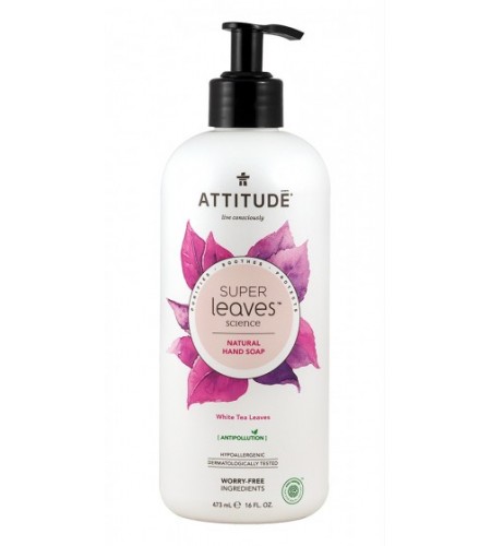 ATTITUDE Liquid Hand Soap, White Te ...