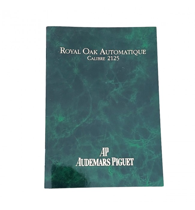 Audemars Piguet automatic 2125 instructions for use booklet