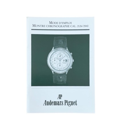 Audemars Piguet automatic 2126, 2840 instructions for use booklet