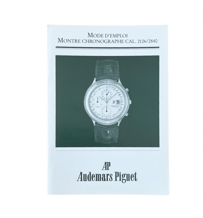 Audemars Piguet automatic 2126, 2840 instructions for use booklet