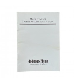 Audemars Piguet automatic 2130, 2131 instructions for use booklet