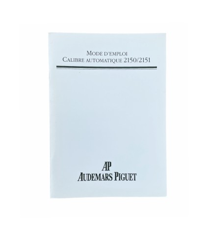 Audemars Piguet automatic 2150, 2151 instructions for use booklet