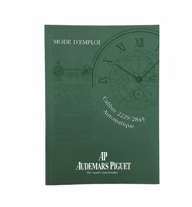 Audemars Piguet automatic 2229, 2845 instructions for use booklet