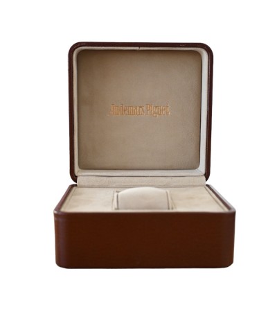 Audemars Piguet Royal Oak Jumbo gold vintage leather watch box 1980s