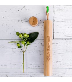 Ola Bamboo Travel Case for Toothbrush