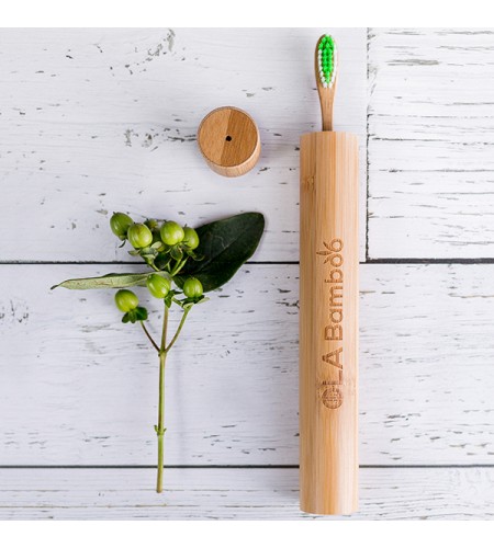 Ola Bamboo Travel Case for Toothbru ...