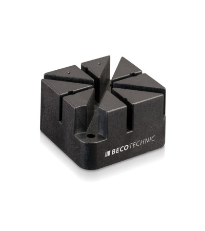 Beco black holder for watch bracelets and straps, flat version with holes