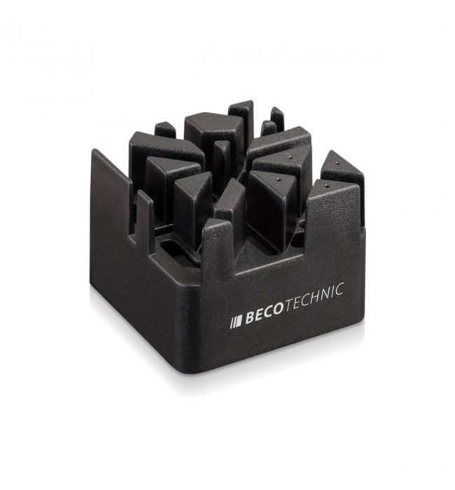 Beco black holder for watch bracelets and straps, high version with holes