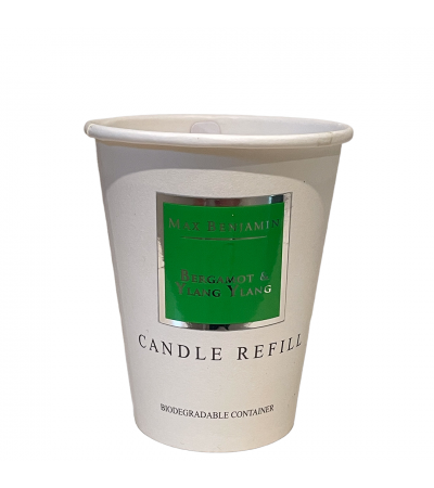 Bergamot and Ylang Ylang Luxury Natural Candle Refill – Max Benjamin