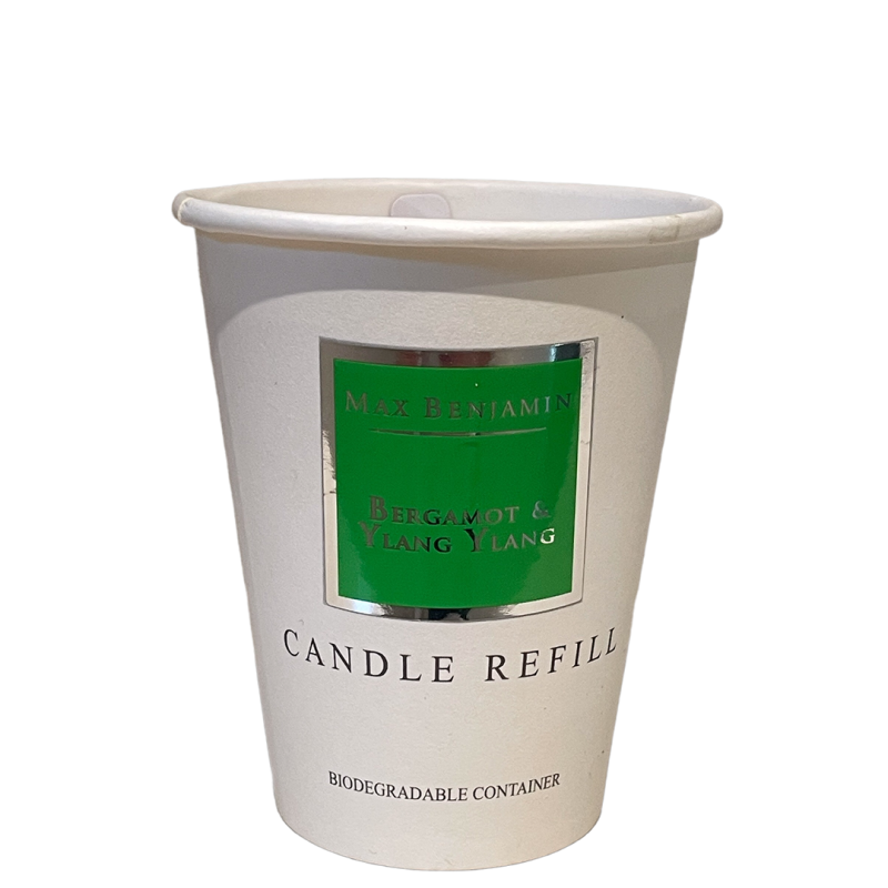 Bergamot and Ylang Ylang Luxury Natural Candle Refill – Max Benjamin Bergamot and Ylang Ylang Luxury Natural Candle Refill – Max Benjamin