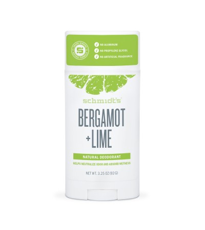 Schmidt's Natural Deodorant Stick - Bergamot Lime