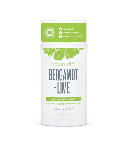 Schmidt's Natural Deodorant Stick - Bergamot Lime