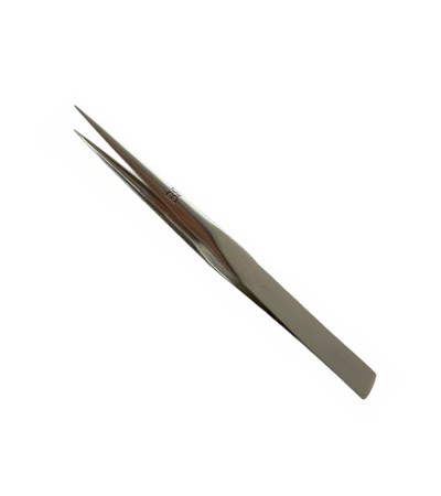 Bergeon 1055-BB nickelled steel grooved points tweezers 120mm