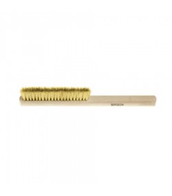 Bergeon 1131-12 hand wire scratch brush surly brass