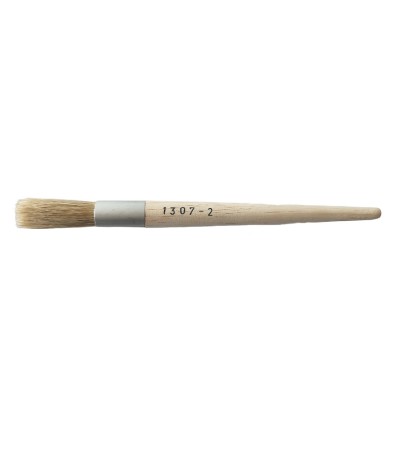 Bergeon 1307-02 watchmaker white silk cleaning brush Ø 9 mm