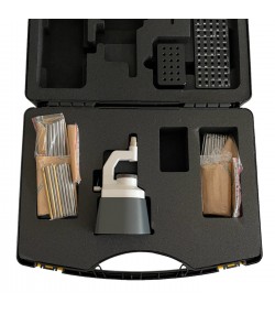Bergeon 15285-D staking tool with 100 punches and 20 stakes