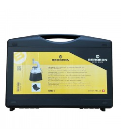 Bergeon 15285-D staking tool with 100 punches and 20 stakes