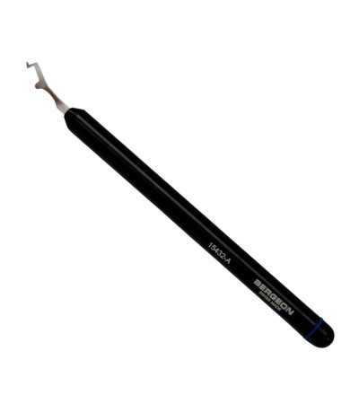 Bergeon 15432-A lever for balance cock, black, 5 mm
