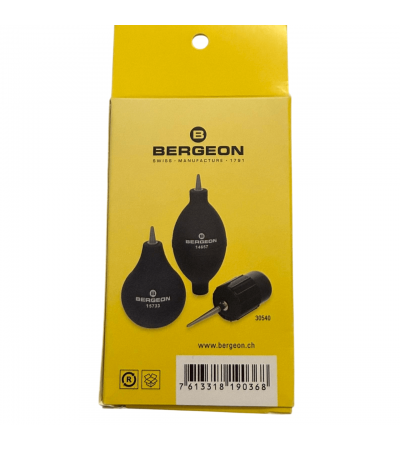 Bergeon 15733 Rubber Dust Blower w/ PVC Nozzle Swiss Made Watchmaker Tool (Old 5733)