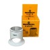 Bergeon 2611-TB-1.5 loupe, white, biconvex, ventilation port, magnification x6.7