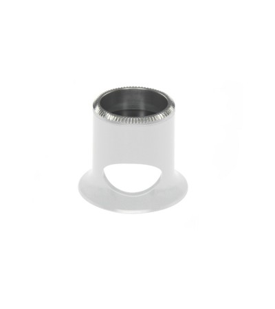 Bergeon 2611-TB-2 loupe, white, biconvex, ventilation port, magnification 5