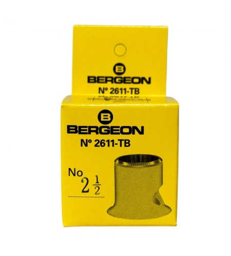Bergeon 2611-TB-2.5 loupe, white, b ...