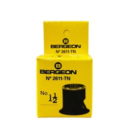 Bergeon 2611-TN 6.7x watchmaker eyeglasses loupe with hole 1.5