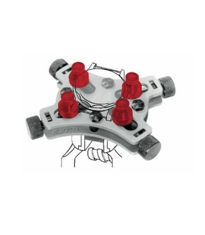 Bergeon 2820 universal vice for waterproof watches capacity Ø44 mm