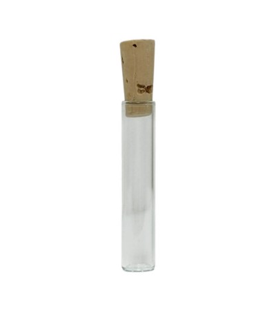 Bergeon 2954 Glass Tube with Cork Cap, 32mm, 7mm