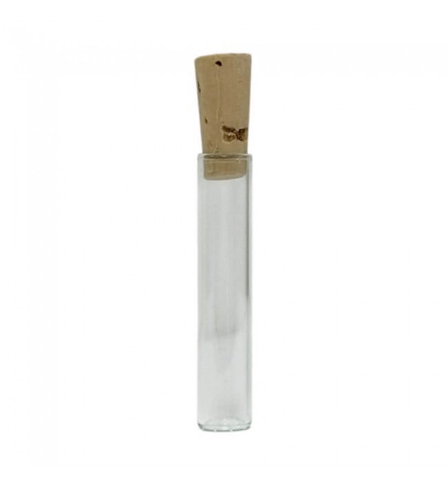 Bergeon 2954 Glass Tube with Cork Cap, 32mm, 7mm