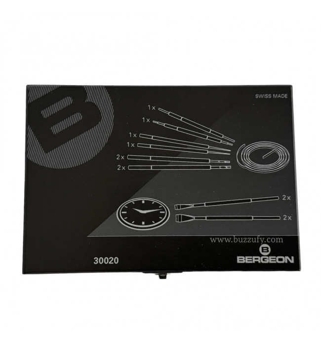 Bergeon 30020 set of hand levers tools in compact box