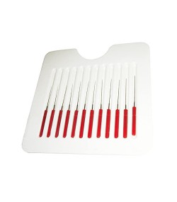 Bergeon 3008 Set of 12 Pivot Cutting Broaches with PVC Handle