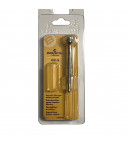 Bergeon 30080-01 Watchmaker Screwdriver 0.50mm Chromium-Plated Swiss Precision Tool (Orange)