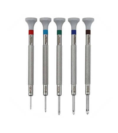 Bergeon 30081-C-P05 Phillips screwdriver set of 5